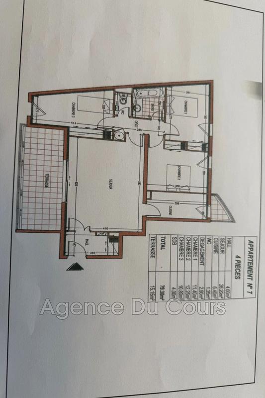 Appartement - 80 m² - 4 pièces