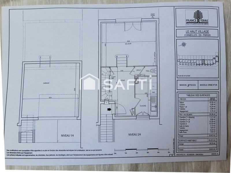 Maison - 93 m² - 5 pièces