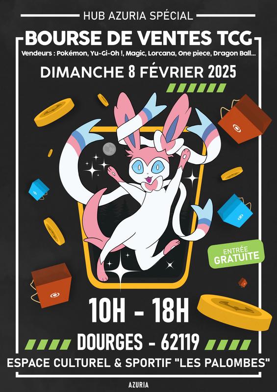 Bourse de ventes de cartes à jouer (pokémon, magic, yu-gi-oh !, dragon ball, one piece, lorcana...