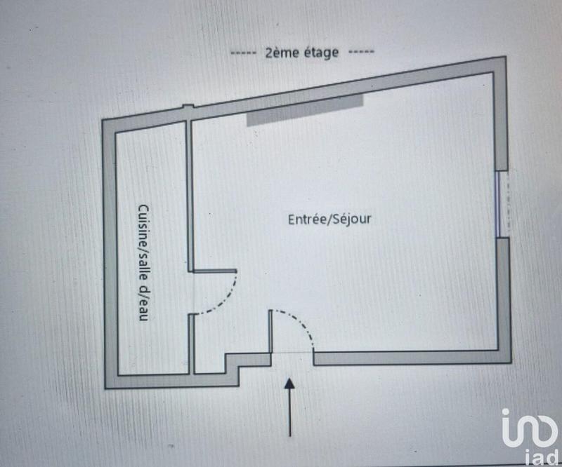 Appartement - 15 m² - 1 pièce