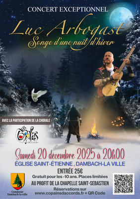 Concert exceptionnel de Luc Arbogast