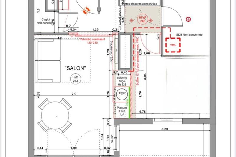 Appartement - 31 m² - 2 pièces
