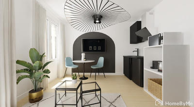 Appartement ancien - 20 m² - 1 pièce