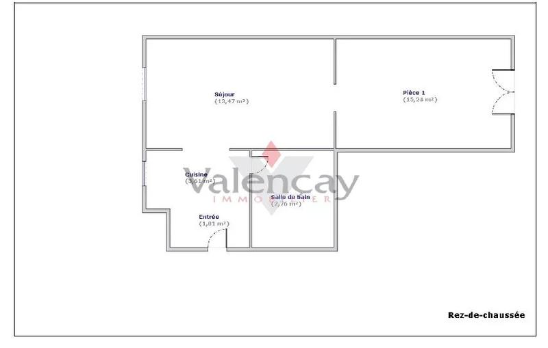 Appartement - 38 m² - 3 pièces