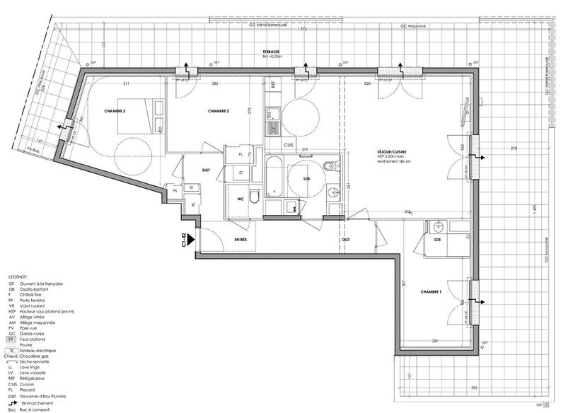 Appartement - 103 m² - 5 pièces