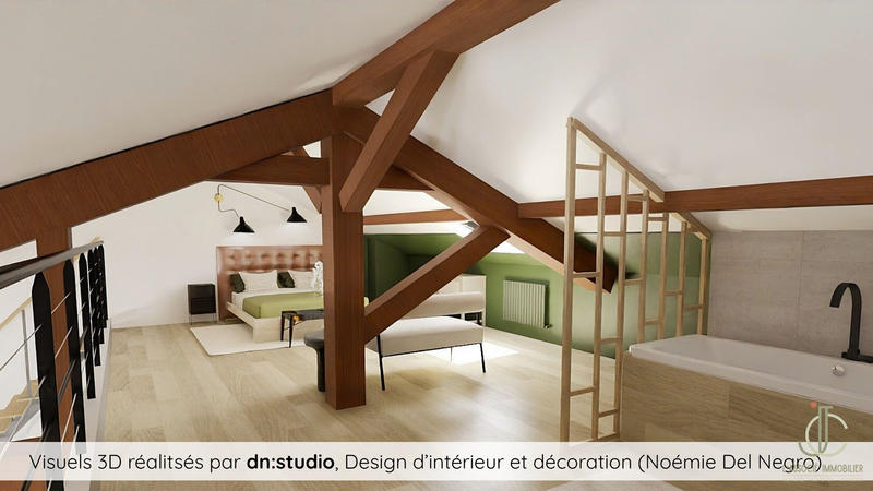 Appartement - 150 m² - 3 pièces