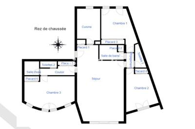 Appartement - 124 m² - 5 pièces