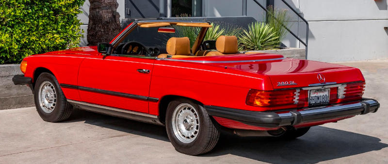 Mercedes Sl 380 380sl cab + hard top