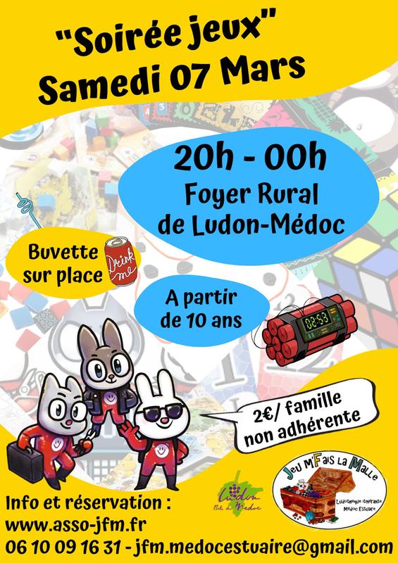 Soirée jeux à Ludon-Médoc