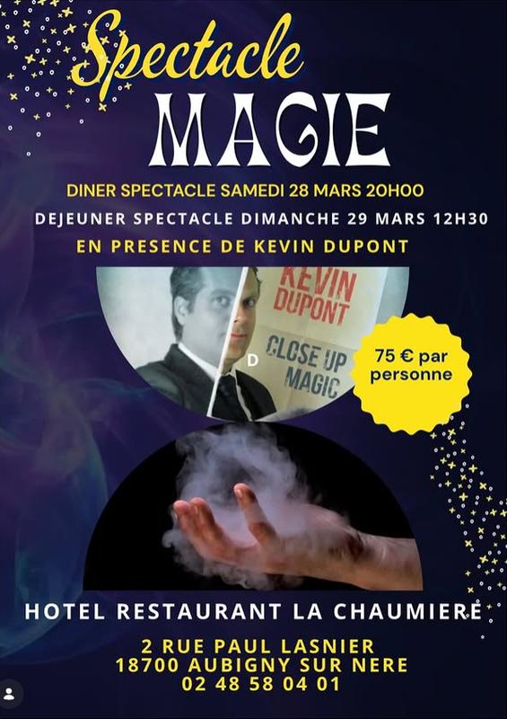 Diner spectacle de magie
