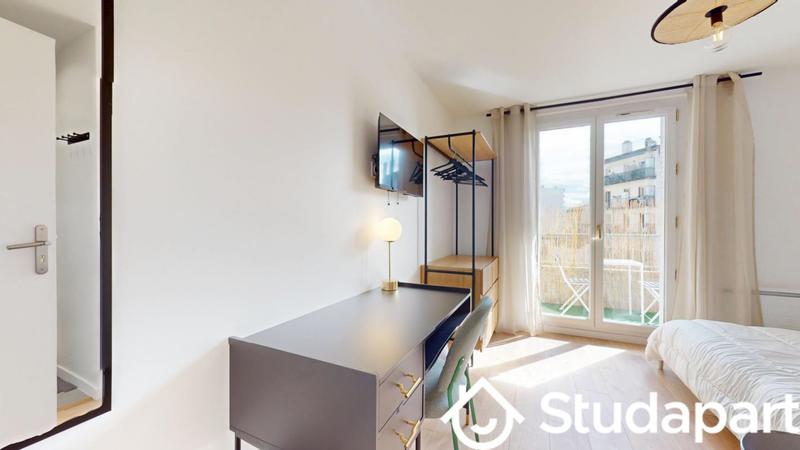 Chambre - 10 m² - 1 pièce