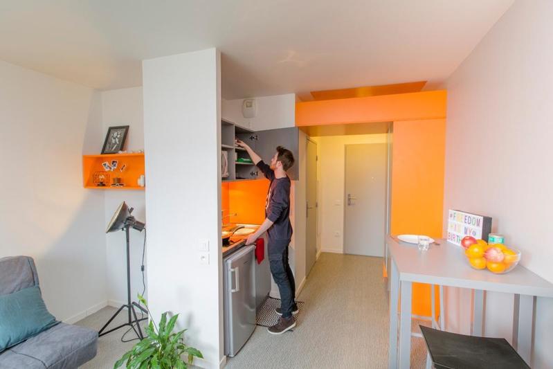 Studio - 18 m² - 1 pièce