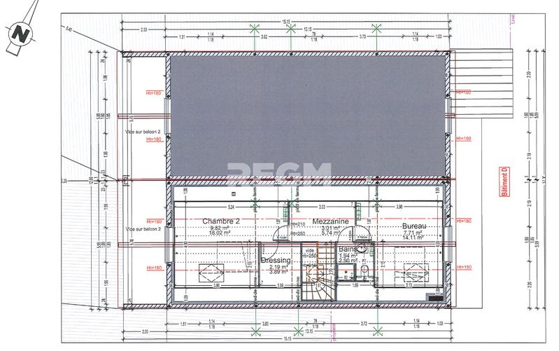 Duplex - 89 m² - 4 pièces