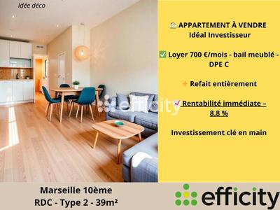 Appartement - 39 m² - 2 pièces