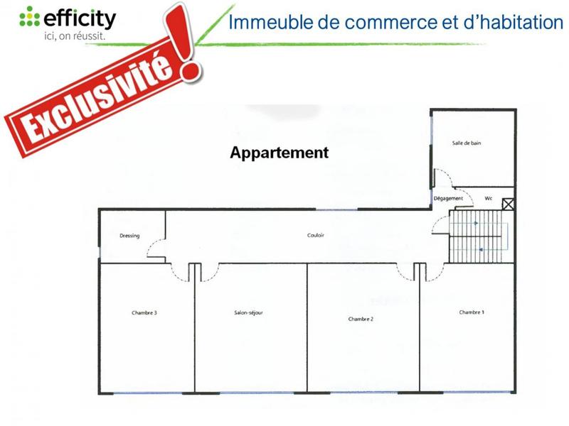 Bureau - 87 m² - 4 pièces