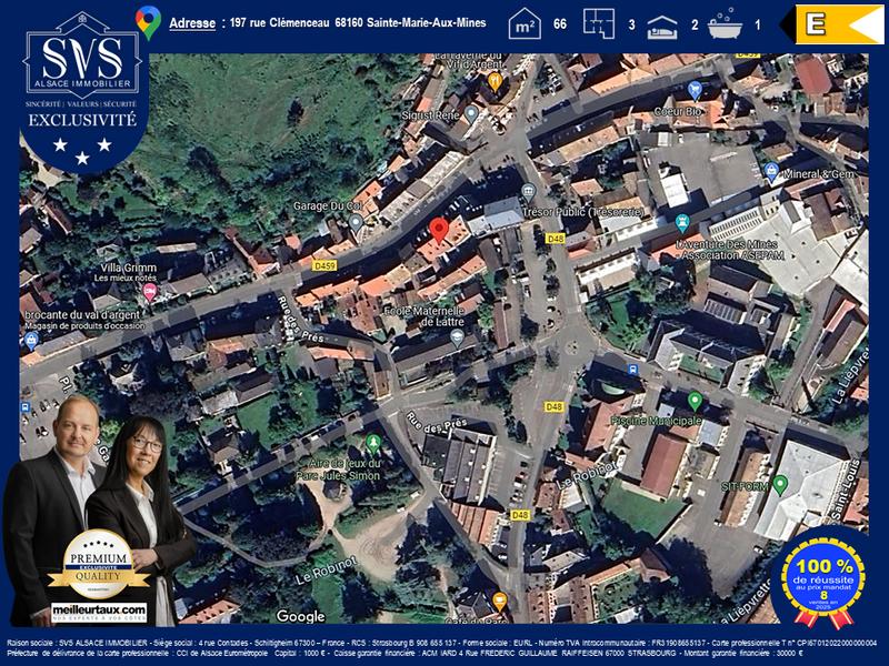 Appartement - 63 m² - 3 pièces