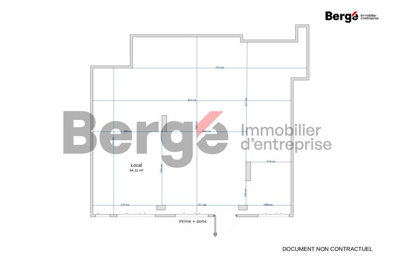 Local commercial - 220 m² - 10 pièces