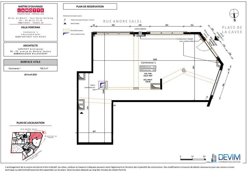 Local commercial - 150 m²