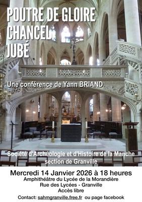 Conférence : Poutre de gloire, Chancel et Jubé