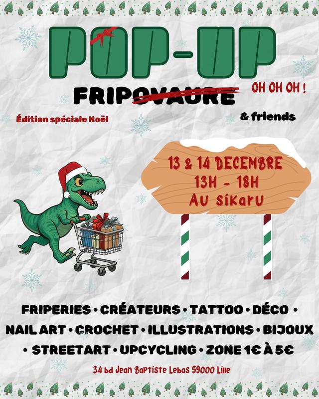 Pop-Up Fripovaure and Friends 4éme édition au Sikaru