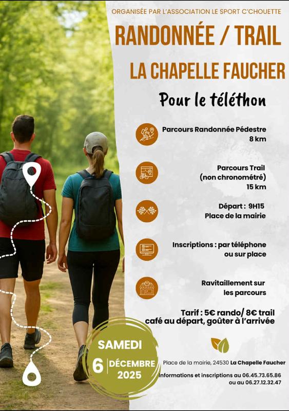 Randonnée / Trail pour le Telethon