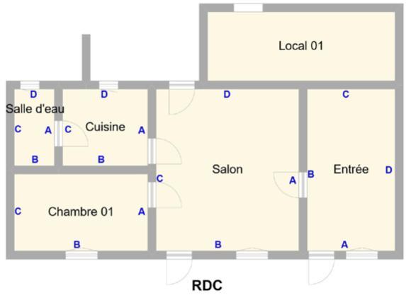 Maison jumelée - 82 m² - 3 pièces