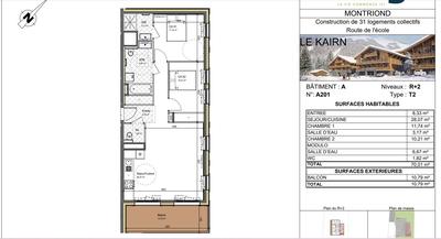 Appartement - 70 m² - 3 pièces