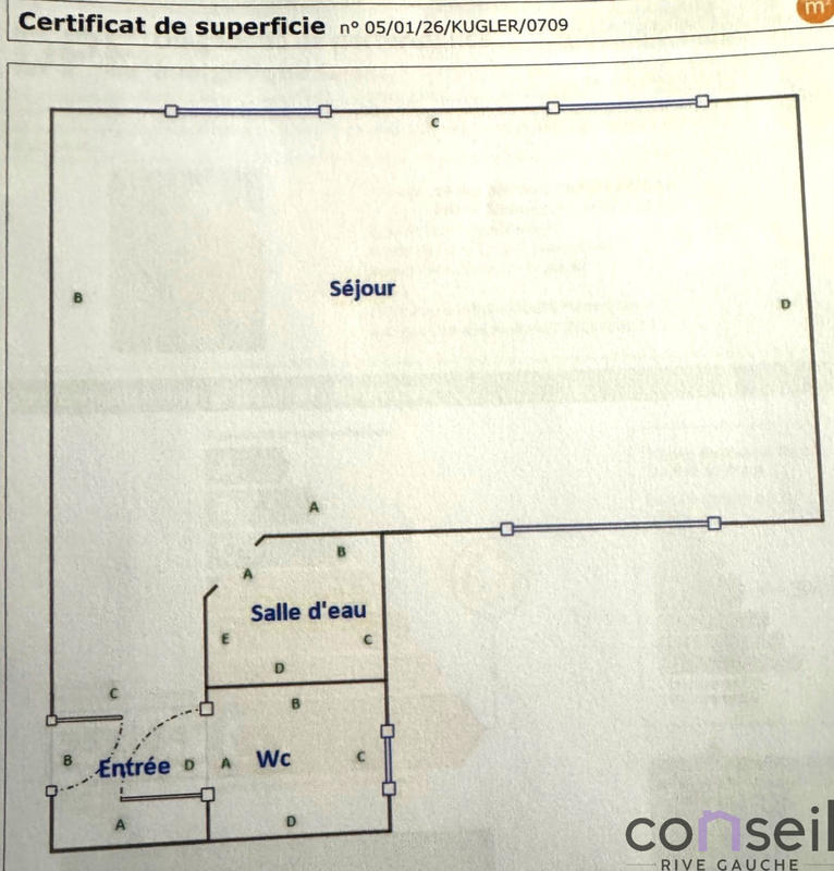 Appartement - 24 m² - 2 pièces