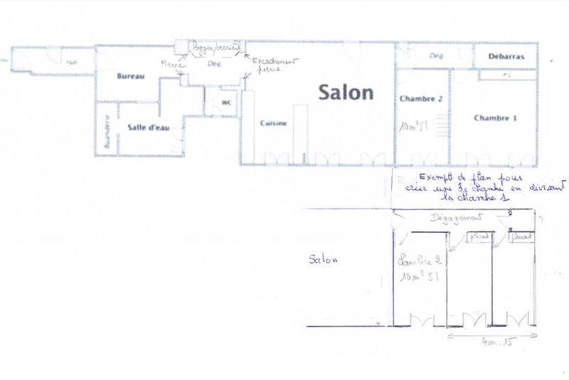 Appartement - 101 m² - 3 pièces
