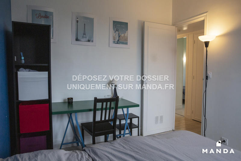 Chambre - 9 m² - 4 pièces