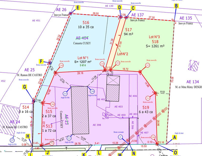 Terrain constructible - 1 301 m²