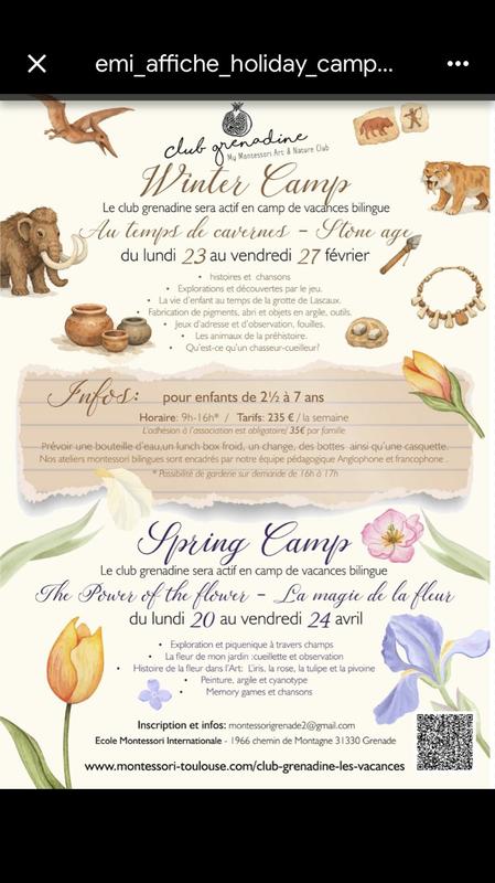 Atelier de Vacances Bilingue