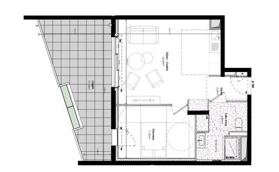 Appartement - 45 m² - 2 pièces