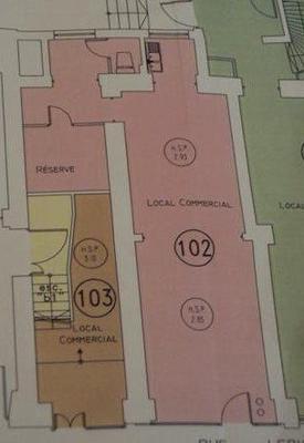 Fonds de commerce - 44 m²