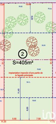 Terrain - 405 m²