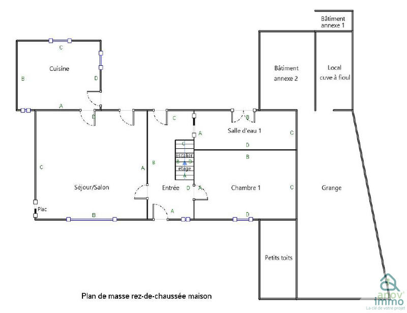 Maison de village - 154 m² - 6 pièces