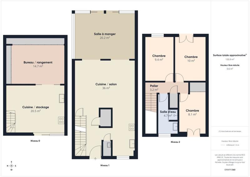 Maison ancienne - 118 m² - 6 pièces