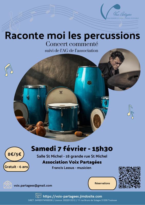Raconte moi les percussions du monde !