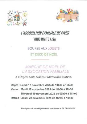 Bourse aux jouets et déco de noël