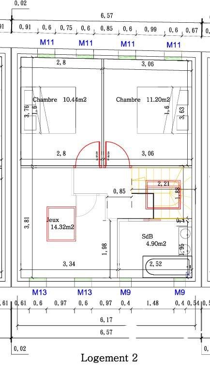 Maison de ville - 119 m² - 5 pièces
