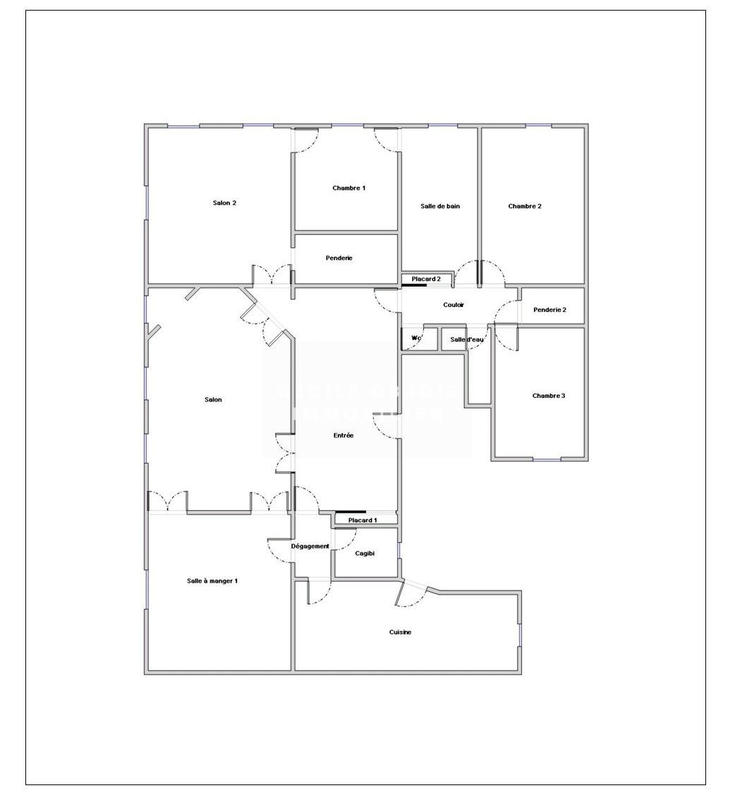 Appartement - 178 m² - 6 pièces