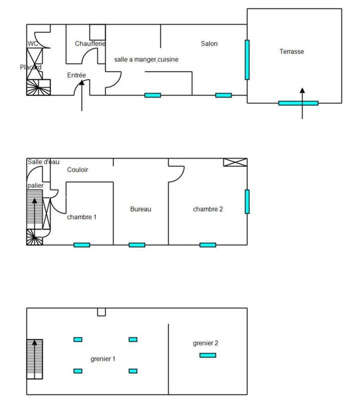 Maison - 83 m² - 4 pièces