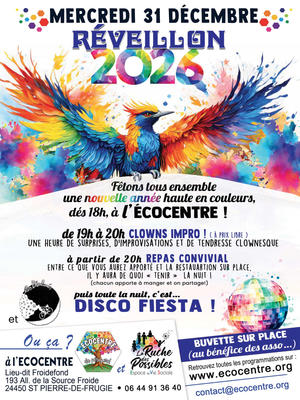 Réveillon 2026 à l'écocentre du Périgord-Limousin