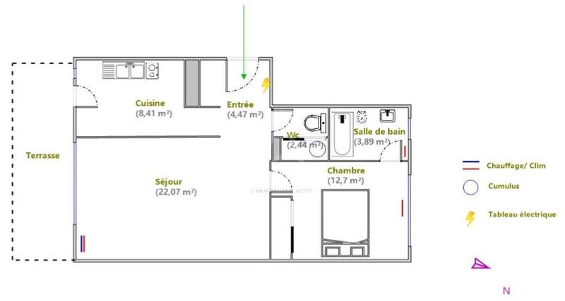 Viager - Appartement - 54 m² - 2 pièces
