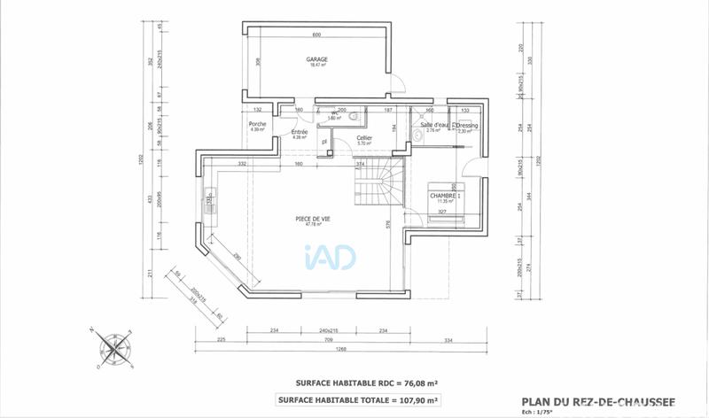 Maison - 108 m² - 4 pièces