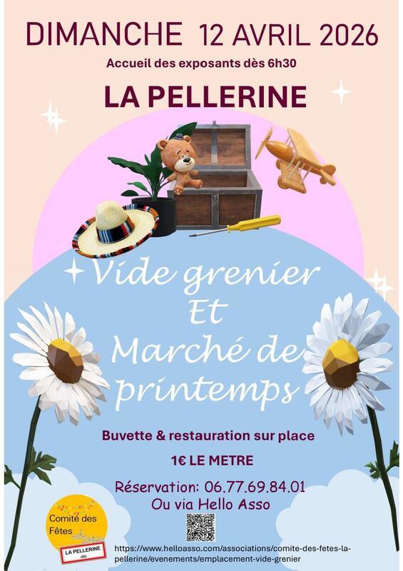 Vide grenier et marché de printemps