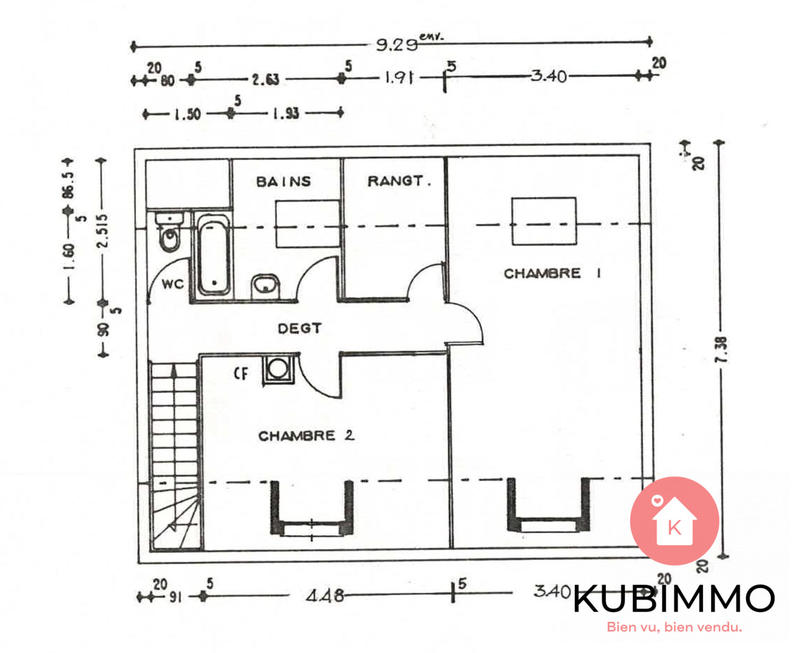 Maison traditionnelle - 101 m² - 5 pièces