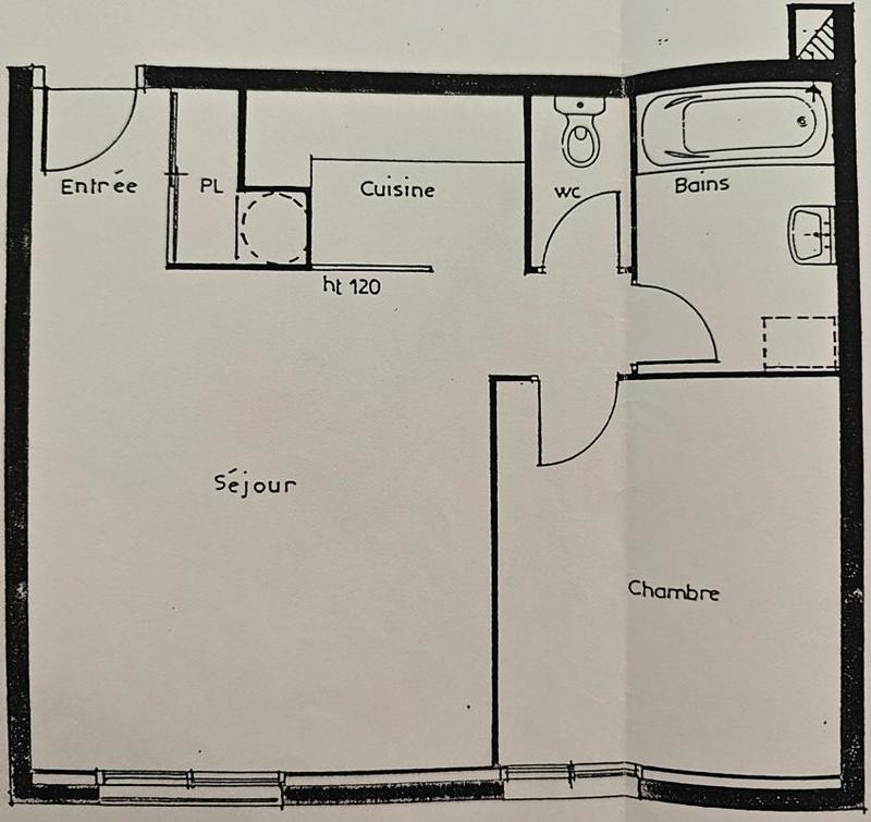 Appartement - 41 m² - 2 pièces