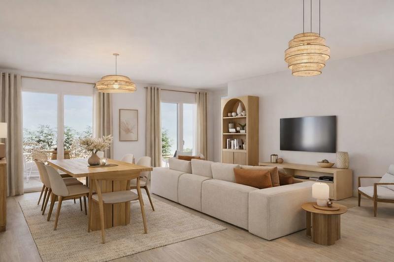 Appartement - 90 m² - 4 pièces