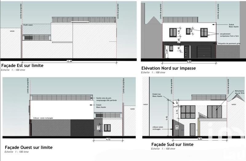 Maison de ville - 137 m² - 5 pièces